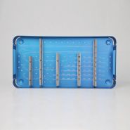 CABLE CRIMP BLOCK INSTRUMENT SET ALUMINIUM STERILIZATION CONTAINER - STERICONT - 05