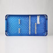 CABLE CRIMP BLOCK INSTRUMENT SET ALUMINIUM STERILIZATION CONTAINER - STERICONT - 06