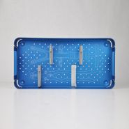 CABLE CRIMP BLOCK INSTRUMENT SET ALUMINIUM STERILIZATION CONTAINER - STERICONT - 07