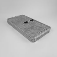 CESTA DE ESTERILIZACIÓN TAMAÑO COMPLETO CON TAPA - STERICONT - 01