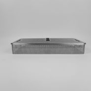 CESTA DE ESTERILIZACIÓN TAMAÑO COMPLETO CON TAPA - STERICONT - 04