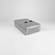 DENTAL STERILIZATION BASKET WITH LID - STERICONT - 01