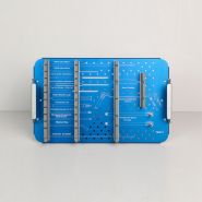 GRANDS FRAGMENT DE VERROUILLAGE NON-VERROUILLAGE PLAQUE SET DINSTRUMENTS CONTENEUR DE STÉRILISATION EN ALUMINIUM - STERİCONT - 06