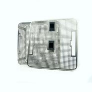 HALF SIZE STERILIZATION BASKET WITH LID - STERICONT - 06