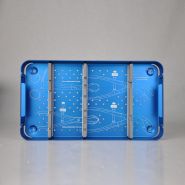 JEU DINSTRUMENTS À PLAQUE VERROUILLABLE NON VERROUILLABLE POUR PETITS FRAGMENTS CONTENEUR DE STÉRILISATION EN ALUMINIUM - STERICONT - 05