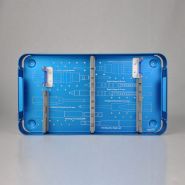 JEU DINSTRUMENTS À PLAQUE VERROUILLABLE NON VERROUILLABLE POUR PETITS FRAGMENTS CONTENEUR DE STÉRILISATION EN ALUMINIUM - STERICONT - 06