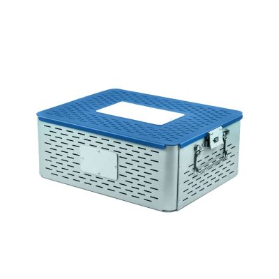 JEU D'INSTRUMENTS À PLAQUE VERROUILLABLE NON VERROUILLABLE POUR PETITS FRAGMENTS CONTENEUR DE STÉRILISATION EN ALUMINIUM STERICONT (1)