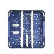 JEU DINSTRUMENTS À VIS CANULÉE 27 35 40 MM CONTENEUR DE STÉRILISATION EN ALUMINIUM - STERİCONT - 08