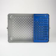 JEU DINSTRUMENTS À VIS CANULÉE 45 65 73 MM CONTENEUR DE STÉRILISATION EN ALUMINIUM - STERİCONT - 05