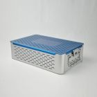 JUEGO DE INSTRUMENTOS CON PIN DE ALAMBRE KIRSCHNER CONTENEDOR DE ESTERILIZACIÓN DE ALUMINIO - STERICONT - 01