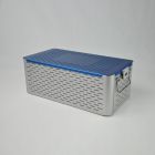 JUEGO DE INSTRUMENTOS DE BLOQUE DE CRIMPADO DE CABLES CONTENEDOR DE ESTERILIZACIÓN DE ALUMINIO - STERICONT - 01