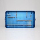 JUEGO DE INSTRUMENTOS PARA CLAVOS ELÁSTICOS CONTENEDOR DE ESTERILIZACIÓN DE ALUMINIO - STERICONT - 06