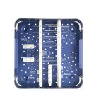 JUEGO DE INSTRUMENTOS TORNILLO CANULADO 27 - 35 - 40 MM CONTENEDOR DE ALUMINIO PARA ESTERILIZACIÓN - STERICONT - 08